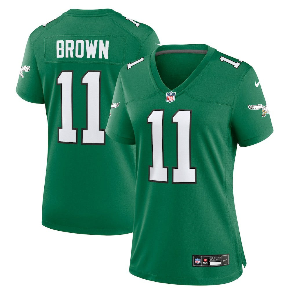 A.J. Brown Philadelphia Eagles Women's Player Jersey - Kelly Green | Nike cheap