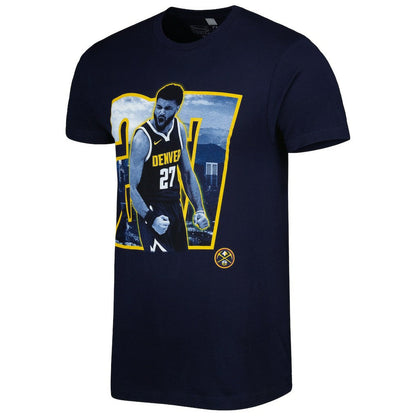 Jamal Murray Denver Nuggets Stadium Essentials Unisex Player Skyline T-Shirt sale - Navy outlet