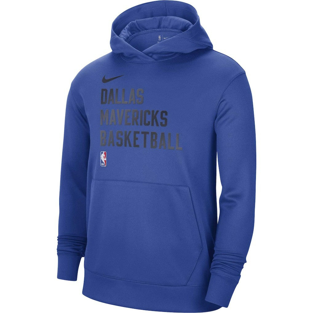 Dallas Mavericks Unisex 2023/24 Performance Spotlight On-Court Practice Pullover Hoodie - Royal | Nike on sale