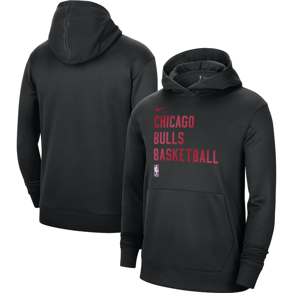 Chicago Bulls Unisex 2023/24 Performance Spotlight On-Court Practice Pullover Hoodie - Black | Nike discount