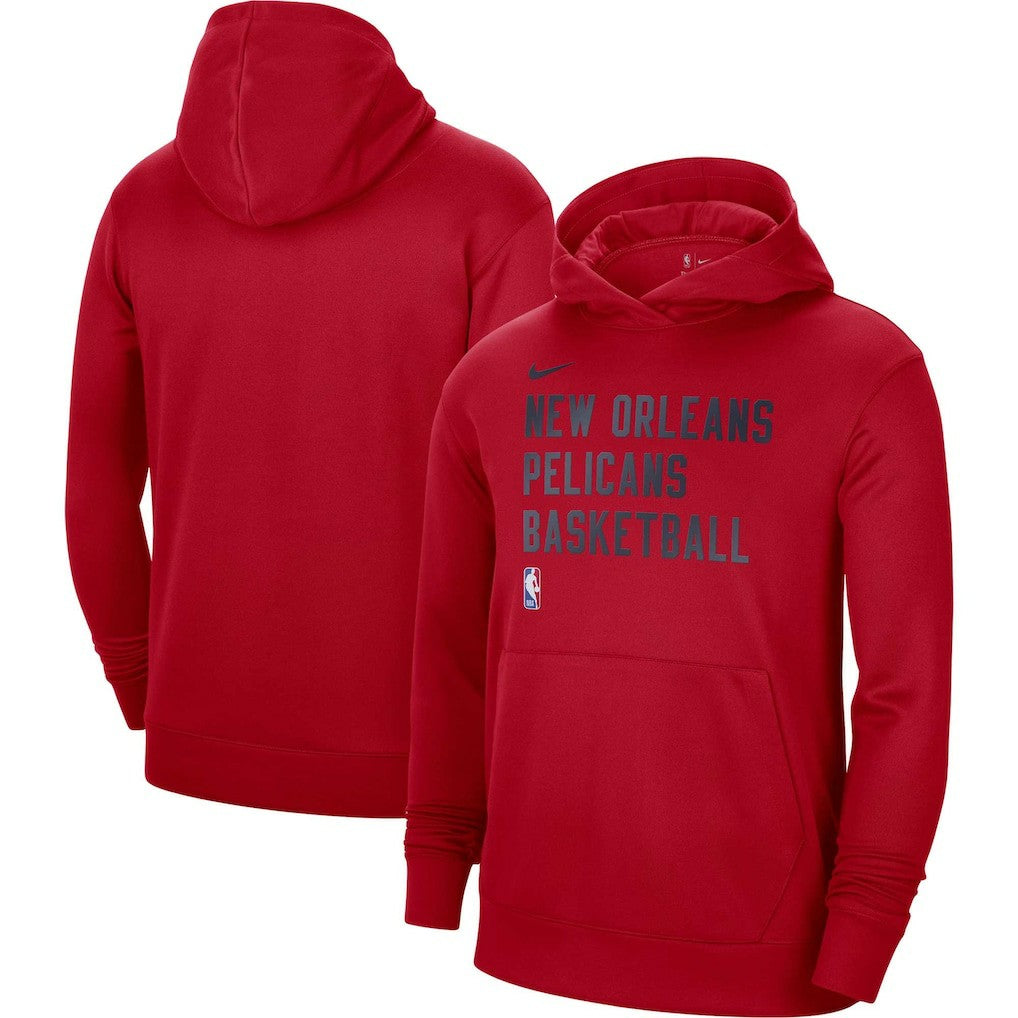 New Orleans Pelicans Unisex 2023/24 Performance Spotlight On-Court Practice Pullover Hoodie - Red | Nike sale
