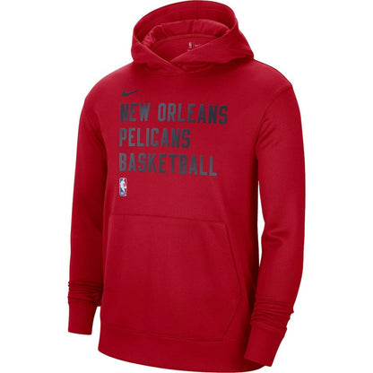 New Orleans Pelicans Unisex 2023/24 Performance Spotlight On-Court Practice Pullover Hoodie - Red | Nike sale