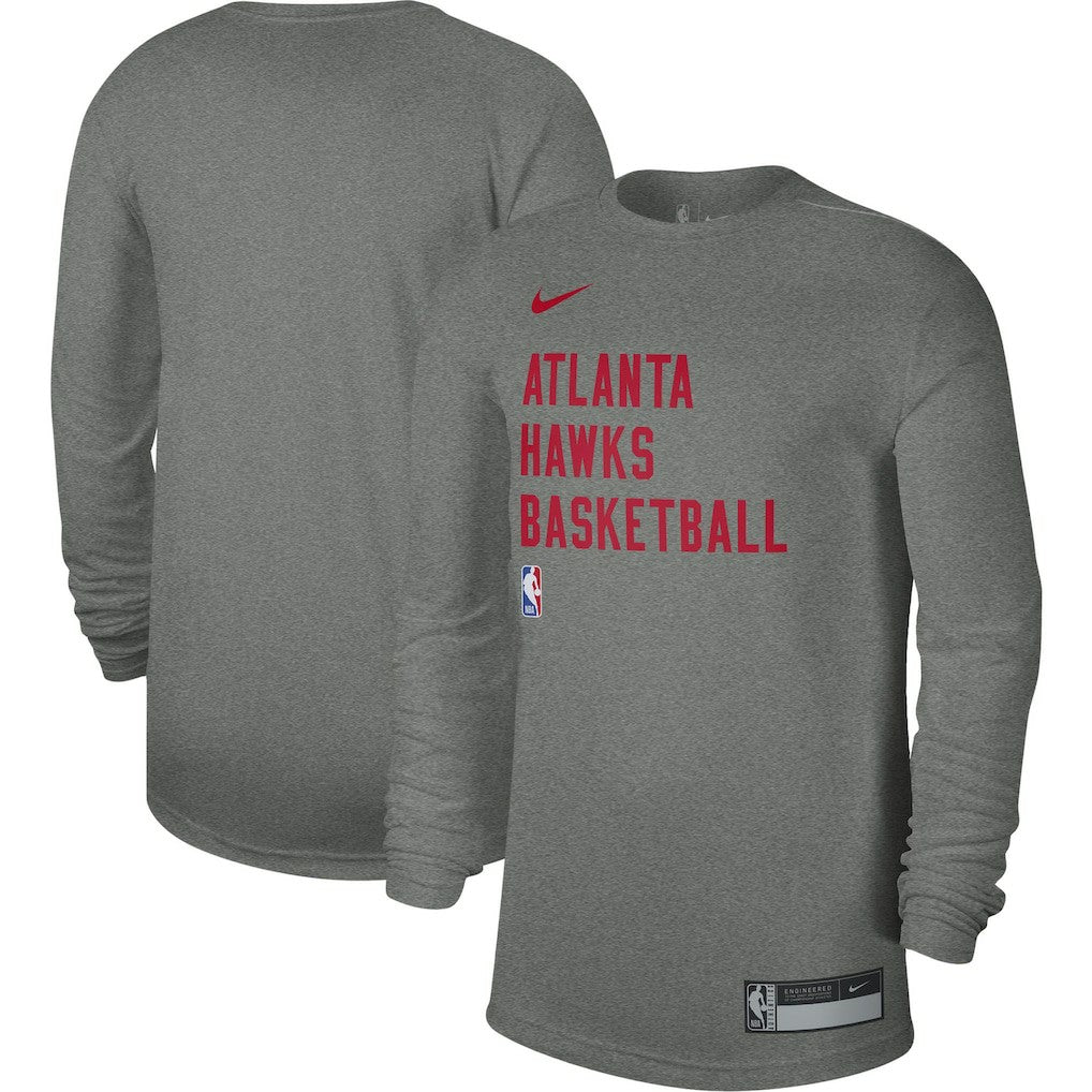 Atlanta Hawks Unisex 2023/24 Legend On-Court Practice Performance Long Sleeve T-Shirt - Heather Gray | Nike on sale