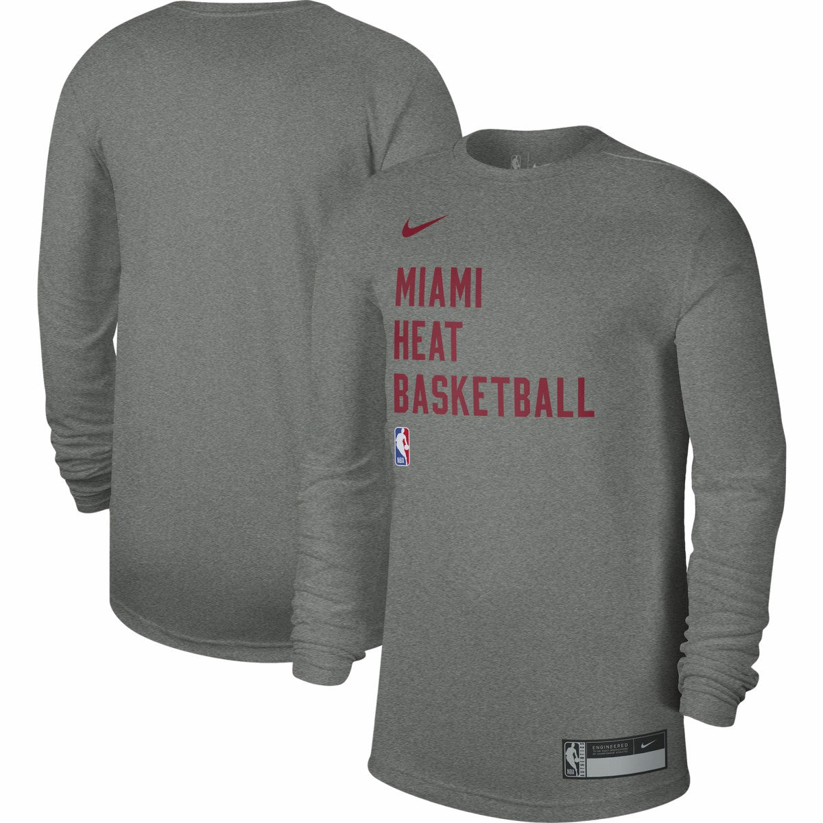 Miami Heat Unisex 2023/24 Legend On-Court Practice Long Sleeve T-Shirt - Heather Gray | Nike online