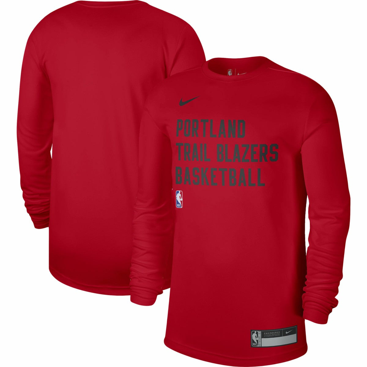 Portland Trail Blazers Unisex 2023/24 Legend On-Court Practice Long Sleeve T-Shirt - Red | Nike discount