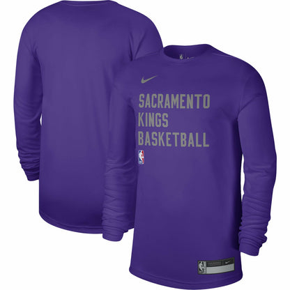 Sacramento Kings Unisex 2023/24 Legend On-Court Practice Long Sleeve T-Shirt - Purple | Nike shop