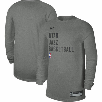 Utah Jazz Unisex 2023/24 Legend On-Court Practice Long Sleeve T-Shirt - Heather Gray | Nike online