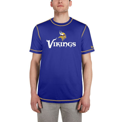 Minnesota Vikings New Era Third Down Puff Print T-Shirt - Purple cheap