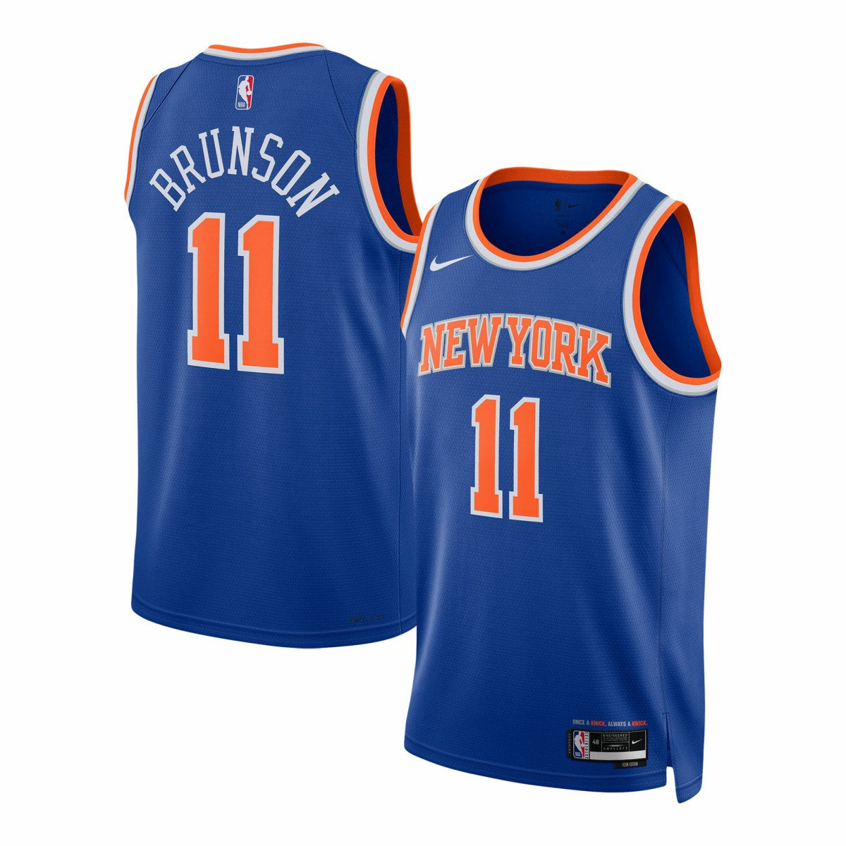 Jalen Brunson New York Knicks Unisex Swingman Jersey - Icon Edition - Blue | Nike shop