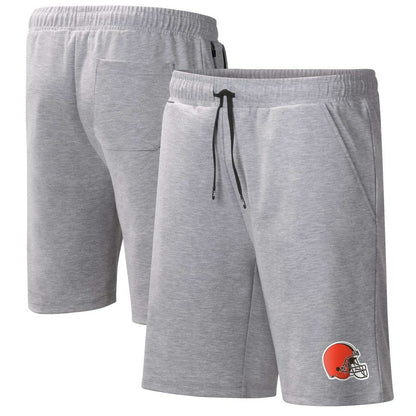 Cleveland Browns MSX by Michael Strahan Trainer Shorts - Heather Gray for sale
