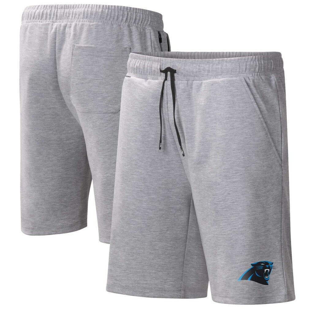 Carolina Panthers MSX by Michael Strahan Trainer Shorts - Heather Gray cheap