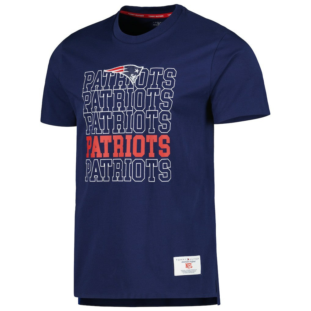 New England Patriots Tommy Hilfiger Liam T-Shirt - Navy discount