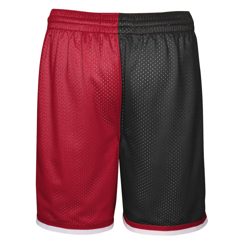 Chicago Bulls Youth Hardwood Classics Big Face 5.0 Shorts - Black/Red | Mitchell & Ness cheap