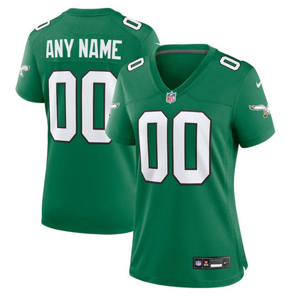 Philadelphia Eagles Women's Alternate Custom Game Jersey - Kelly Green | Nike online