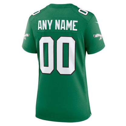 Philadelphia Eagles Women's Alternate Custom Game Jersey - Kelly Green | Nike online