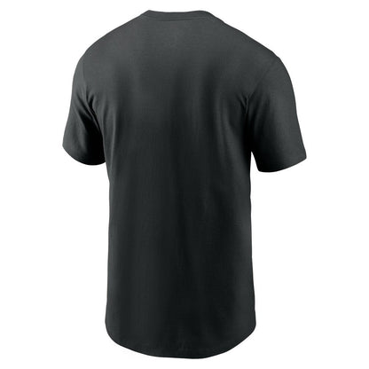 Miami Marlins Camo Logo T-Shirt - Black | Nike
