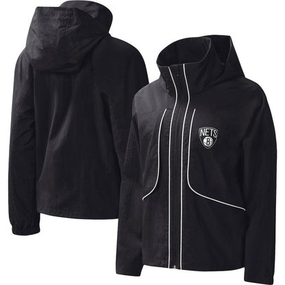 Brooklyn Nets G-III 4Her by Carl Banks Women's Last Shot Full-Zip Hoodie - Black cheap