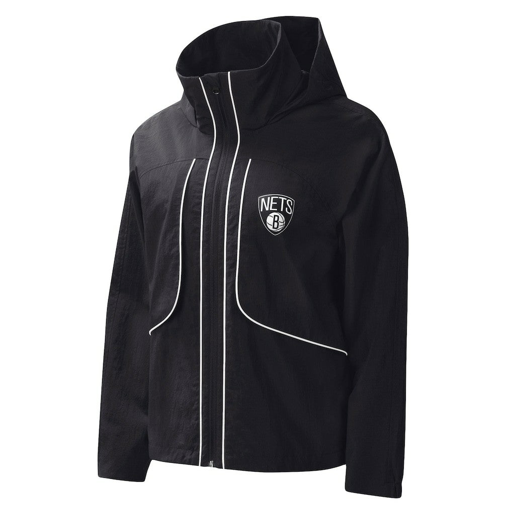 Brooklyn Nets G-III 4Her by Carl Banks Women's Last Shot Full-Zip Hoodie - Black cheap