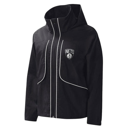 Brooklyn Nets G-III 4Her by Carl Banks Women's Last Shot Full-Zip Hoodie - Black cheap