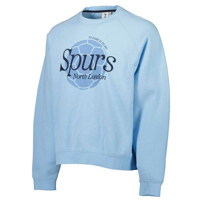 Tottenham Hotspur Foundation Oversized Raglan Pullover Sweatshirt - Light Blue sale