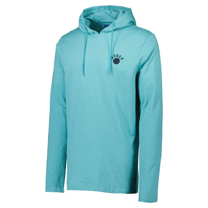 Barcelona Long Sleeve Hoodie T-Shirt - Teal sale