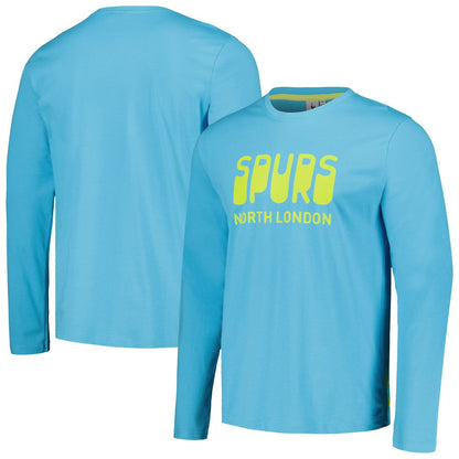 Tottenham Hotspur Heavy Long Sleeve T-Shirt - Aqua for sale