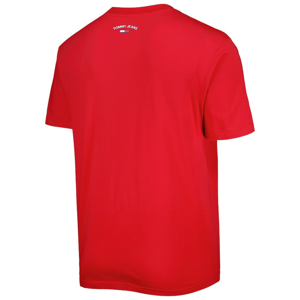 Houston Rockets Tommy Jeans Mel Varsity T-Shirt - Red cheap