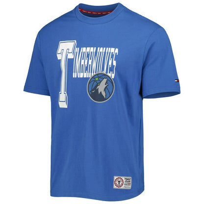 Minnesota Timberwolves Tommy Jeans Mel Varsity T-Shirt - Blue cheap