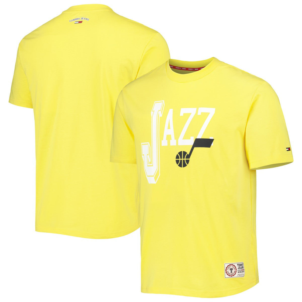 Utah Jazz Tommy Jeans Mel Varsity T-Shirt - Gold on sale