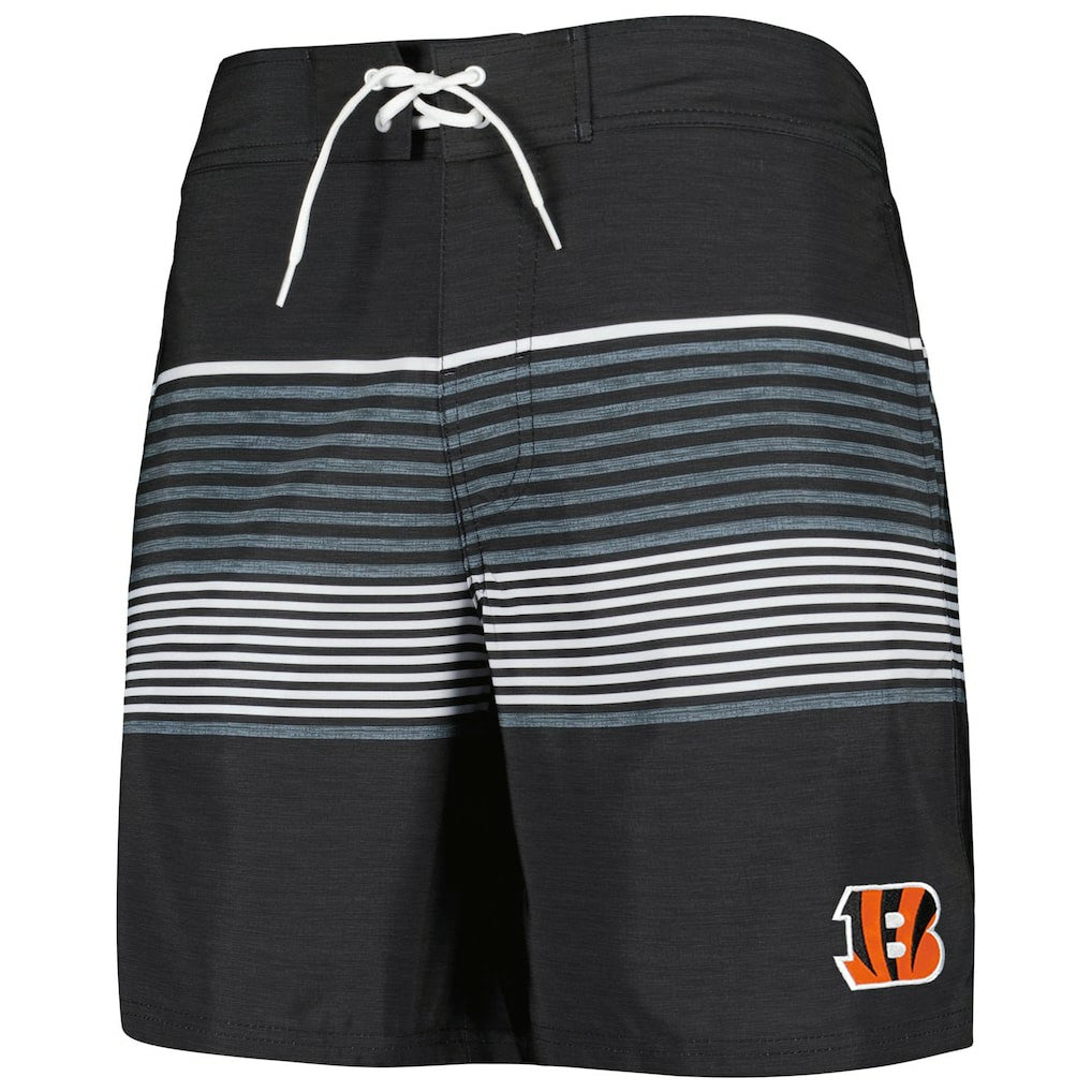 Cincinnati Bengals G-III Sports by Carl Banks Coastline Volley Swim Shorts - Black online