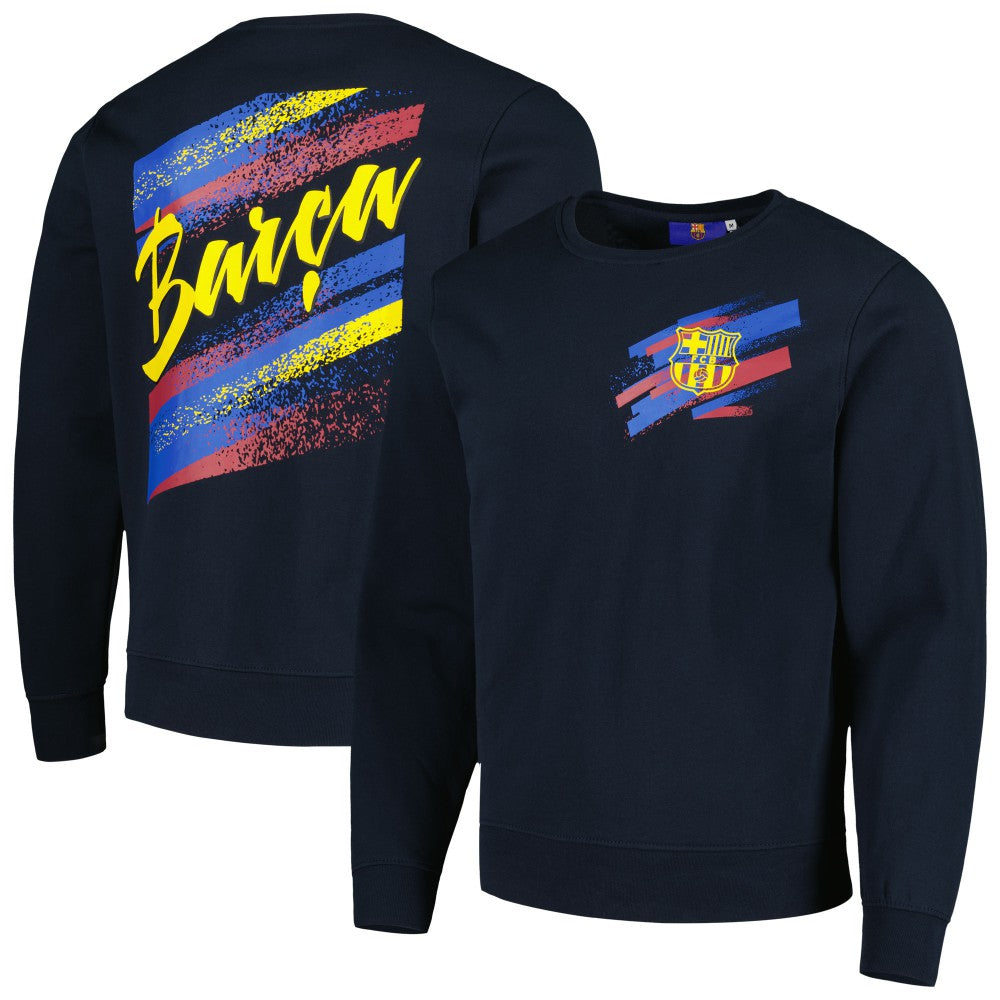 Barcelona Vintage Pullover Sweatshirt - Navy online