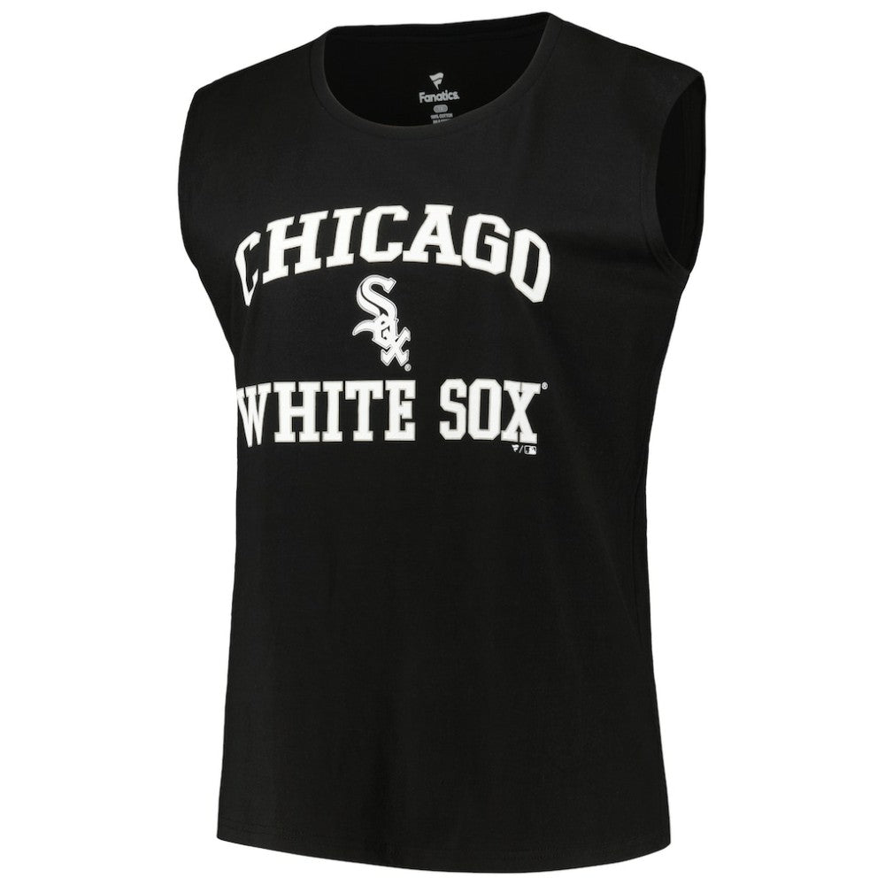 Chicago White Sox Profile Women's Plus Size Tank Top - Black