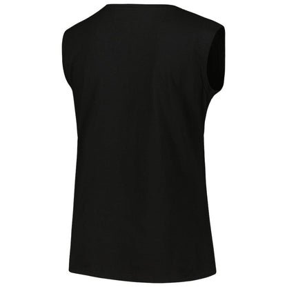 Chicago White Sox Profile Women's Plus Size Tank Top - Black
