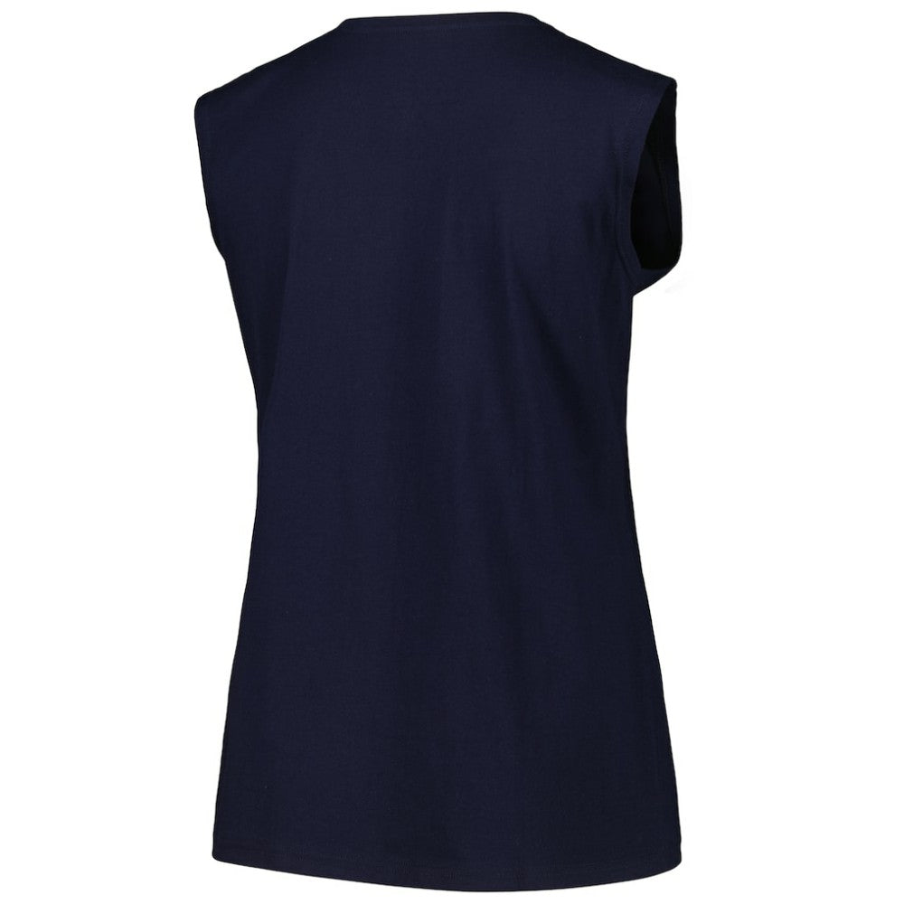 Cleveland Guardians Profile Women's Plus Size Tank Top - Navy