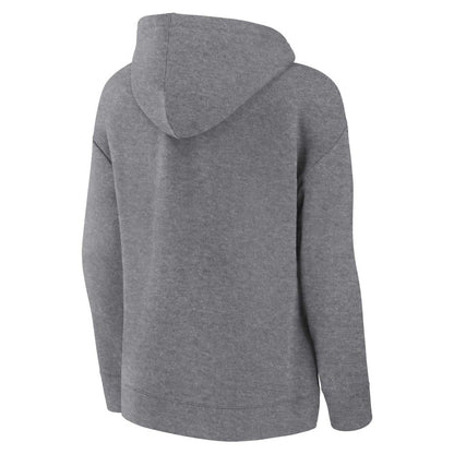 Profile New York Mets Women's Plus Size Pullover Hoodie - Heather Gray