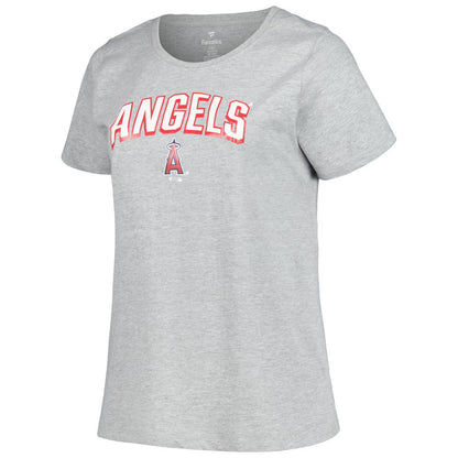 Los Angeles Angels Profile Women's Plus Size T-Shirt Combo Pack - Black/Heather Gray
