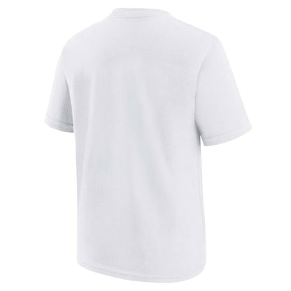 Brooklyn Nets Youth Vs Block Essential T-Shirt - White | Nike cheap