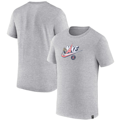 Paris Saint-Germain Futura T-Shirt - Heather Gray | Nike online