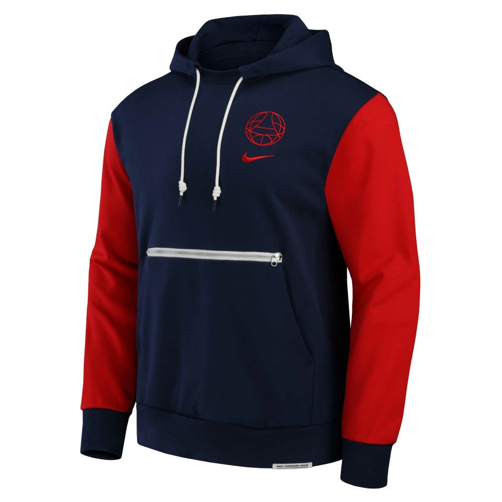 Paris Saint-Germain Standard Issue Pullover Hoodie - Navy | Nike sale