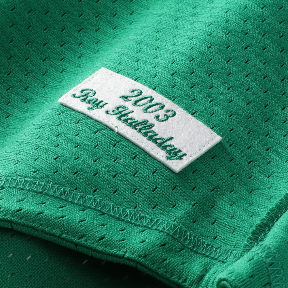Roy Halladay Toronto Blue Jays Authentic Batting Practice Jersey - Green | Mitchell & Ness