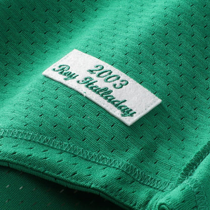 Roy Halladay Toronto Blue Jays Authentic Batting Practice Jersey - Green | Mitchell & Ness