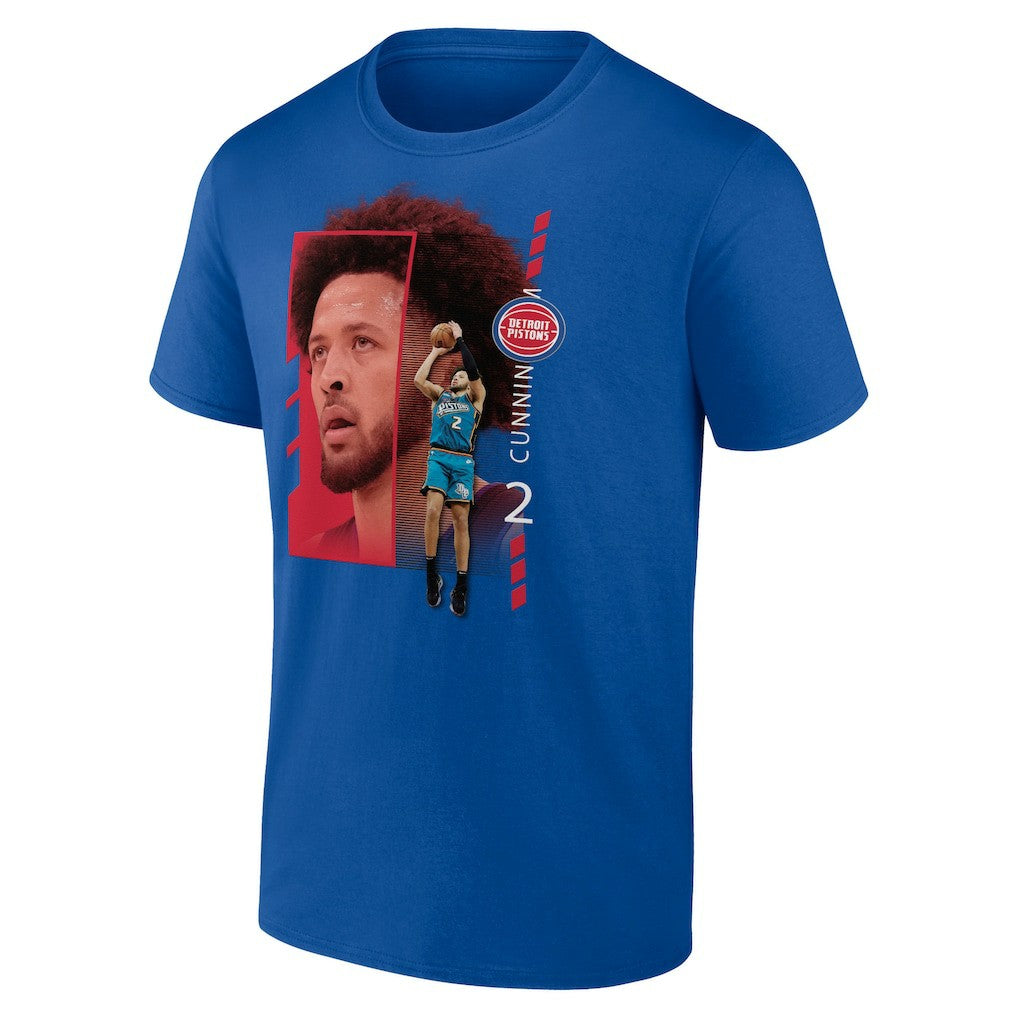 Cade Cunningham Detroit Pistons Jump Pass T-Shirt sale - Royal cheap