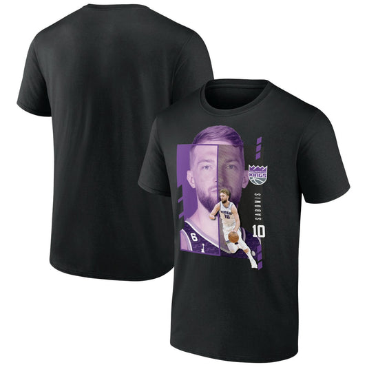 Domantas Sabonis Sacramento Kings Jump Pass T-Shirt - Black cheap