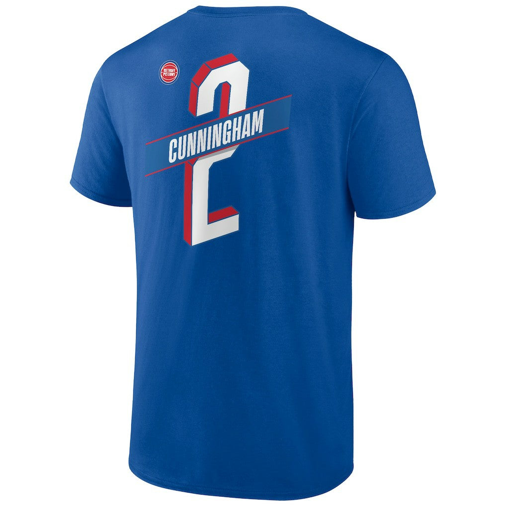 Cade Cunningham Detroit Pistons Full-Court Press Name & Number T-Shirt sale - Royal discount