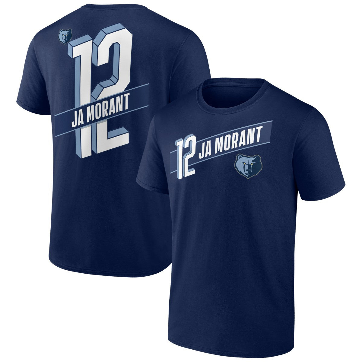 Ja Morant Memphis Grizzlies Full-Court Press Name & Number T-Shirt - Navy online
