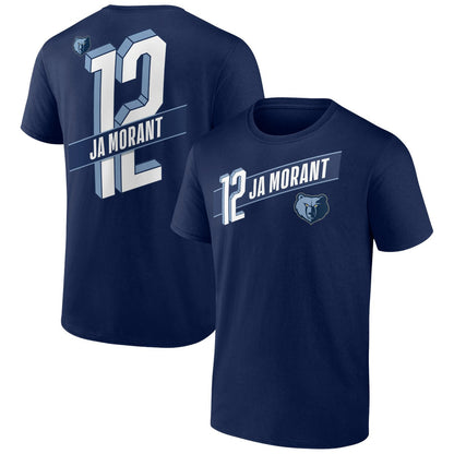 Ja Morant Memphis Grizzlies Full-Court Press Name & Number T-Shirt - Navy online