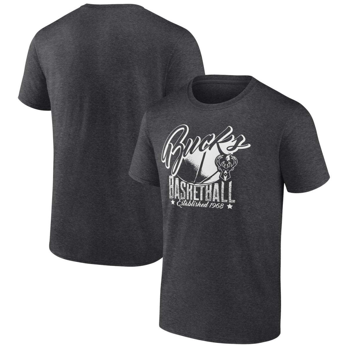 Milwaukee Bucks Winner T-Shirt - Charcoal for sale