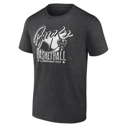 Milwaukee Bucks Winner T-Shirt - Charcoal for sale