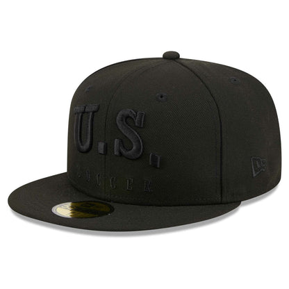 USMNT New Era Text 59FIFTY Fitted Hat - Black | New Era on sale