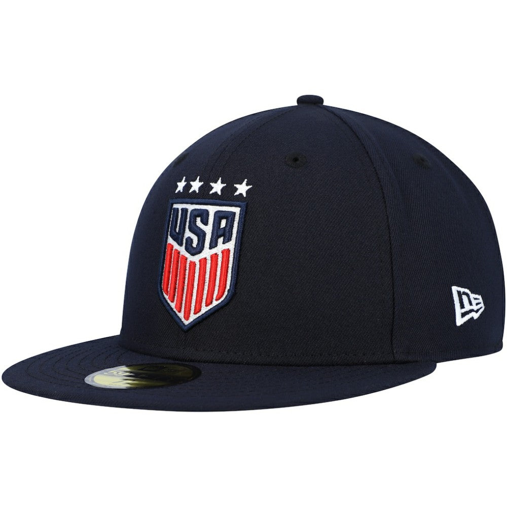 USWNT New Era Team Basic 59FIFTY Fitted Hat - Navy | New Era for sale